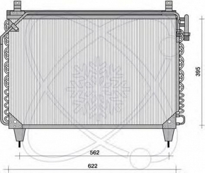 ELECTRO AUTO 30m0014 -  Конденсатор, кондиционер